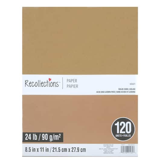slide 1 of 2, 8.5" X 11" Paper Pack By Recollections, 120 Sheets, 8.5 in x 11 in