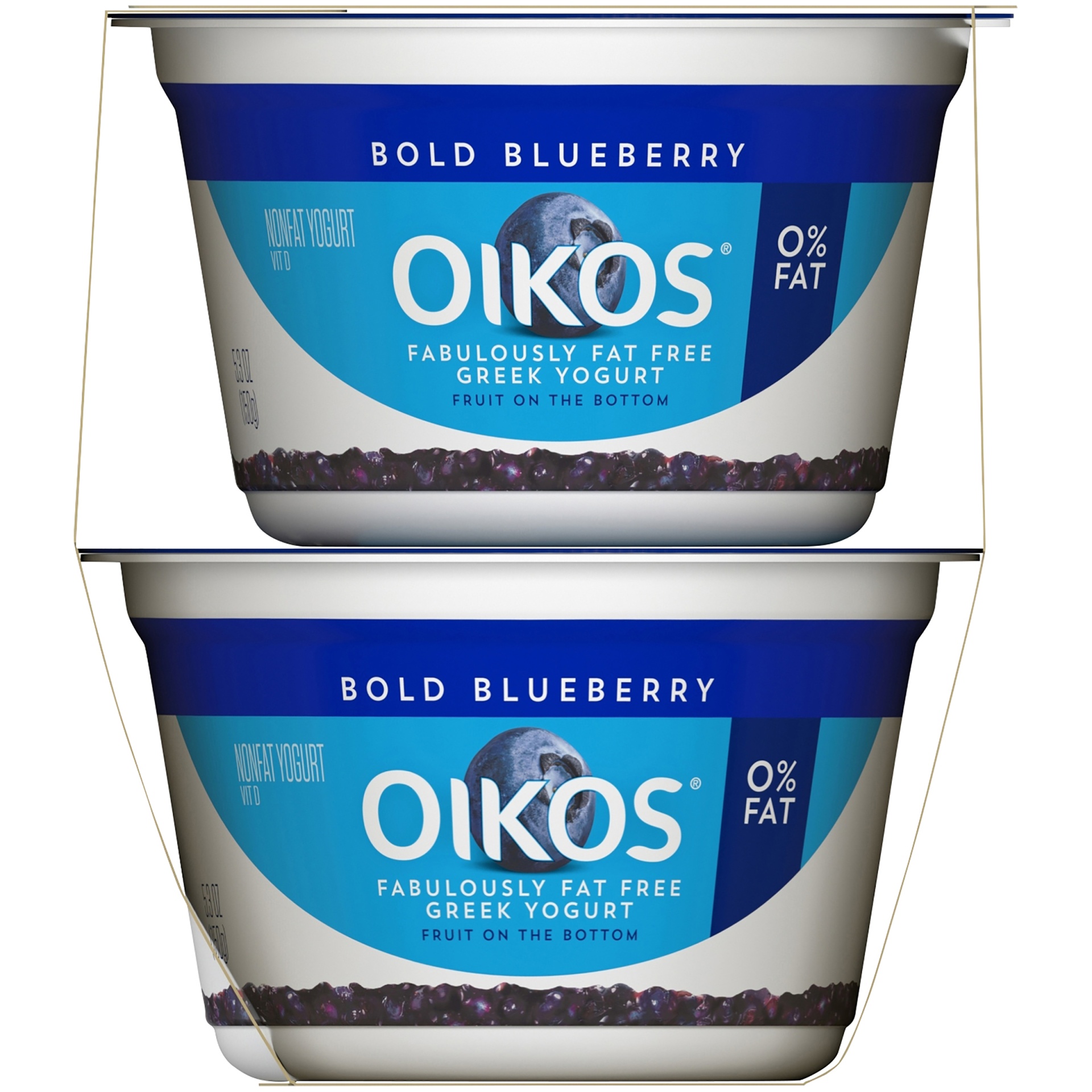 slide 3 of 5, Oikos Strawberry Greek Yogurt, 4 ct; 5.3 oz