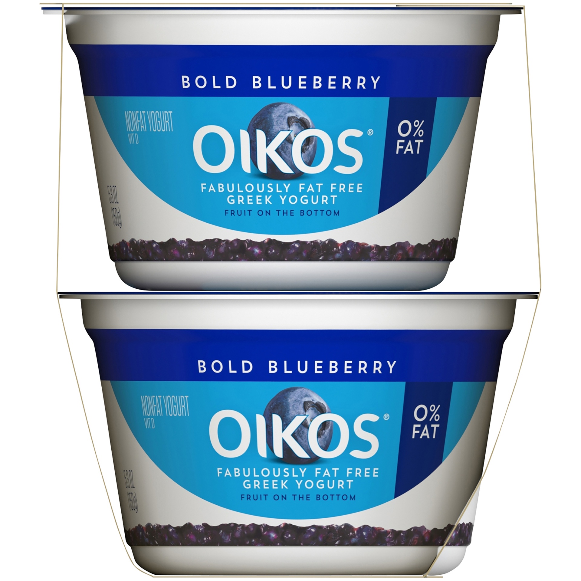 slide 5 of 5, Oikos Strawberry Greek Yogurt, 4 ct; 5.3 oz