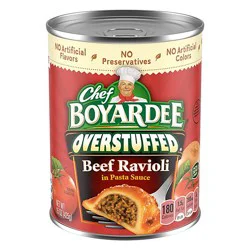 Chef Boyardee Overstuffed Beef Ravioli - 15 Oz