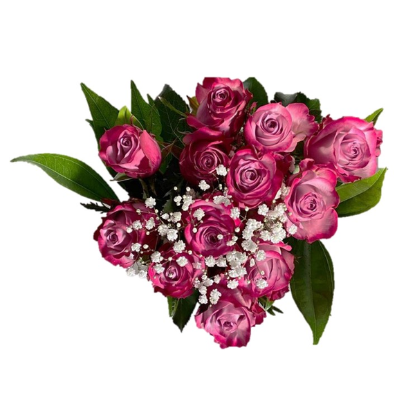 slide 1 of 1, Majestic Lavender Rose Bouquet, 12 ct