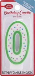 Betty Crocker Candles Birthday Numeral 0 - 1 Count