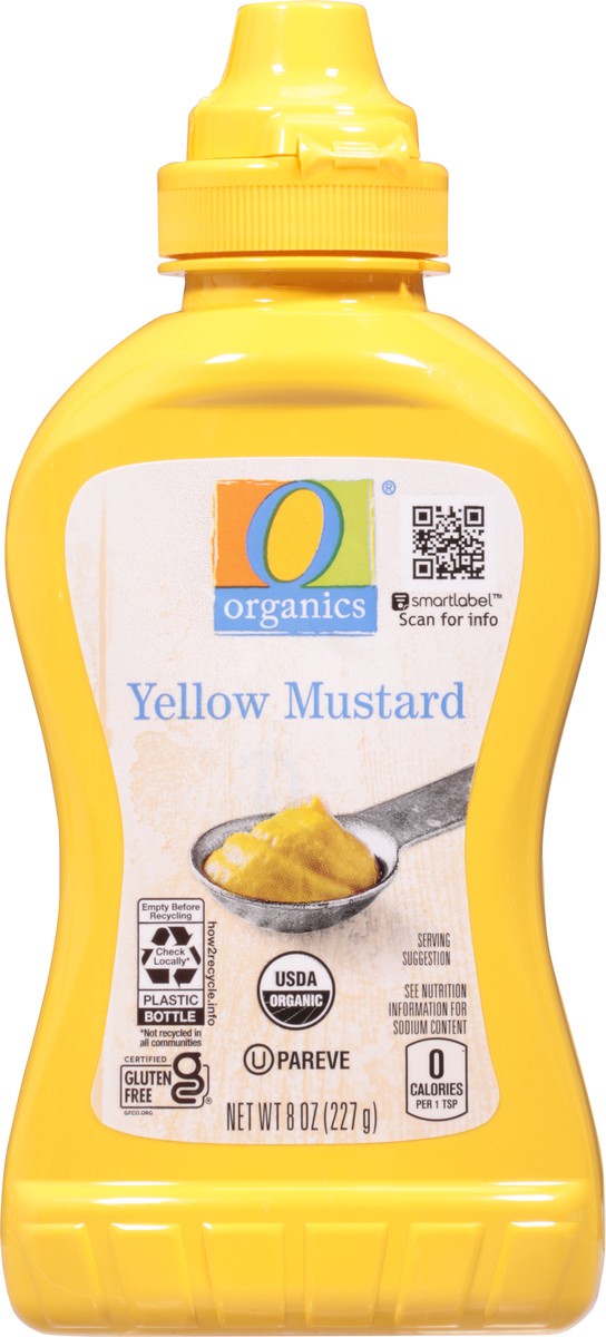 slide 6 of 9, O Organics Mustard Organic Yellow, 