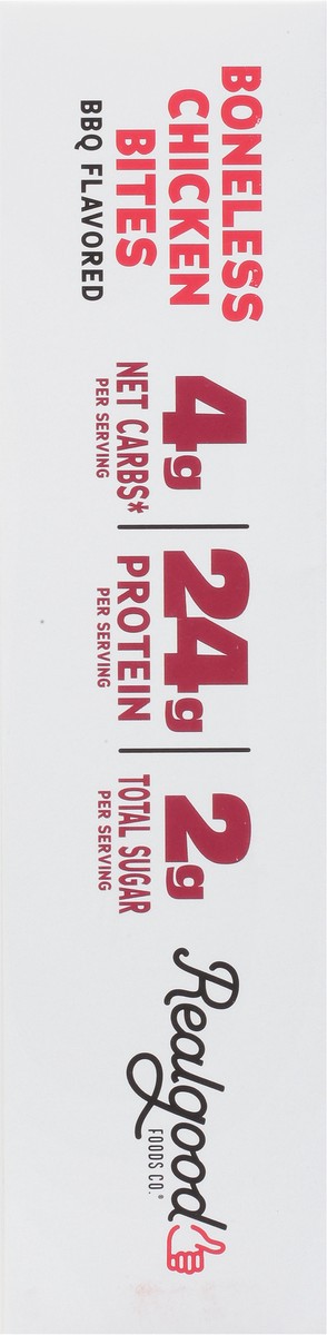 slide 4 of 14, Realgood Foods Co. Boneless BBQ Flavored White Meat Chicken Chicken Bites 15 oz, 15 oz