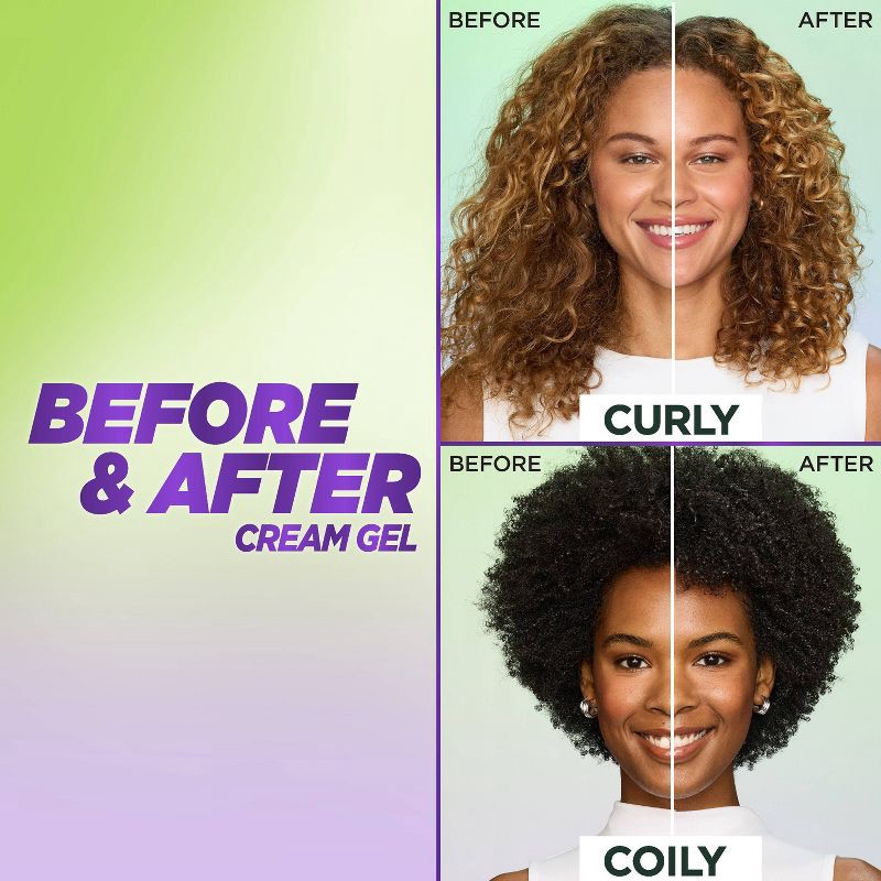 slide 3 of 9, Garnier Fructis Style Curl Sculpt Conditioning Cream Gel - 5.1 fl oz, 5.1 fl oz