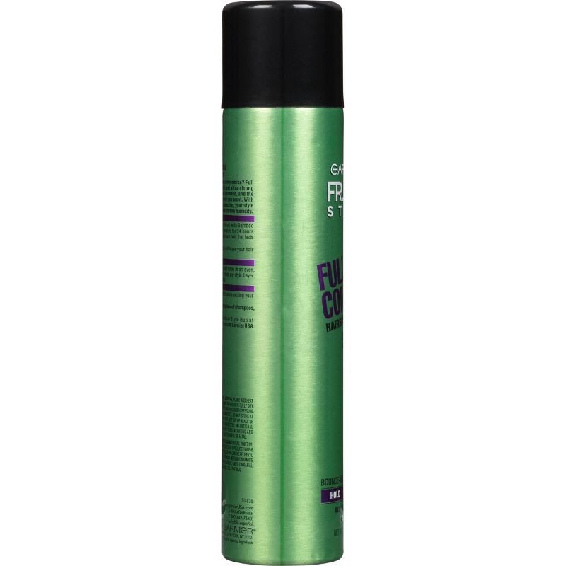 slide 3 of 4, Garnier Fructis Style Full Control Anti-Humidity Ultra Strong Hold Hairspray - 8.25oz, 8.25 oz