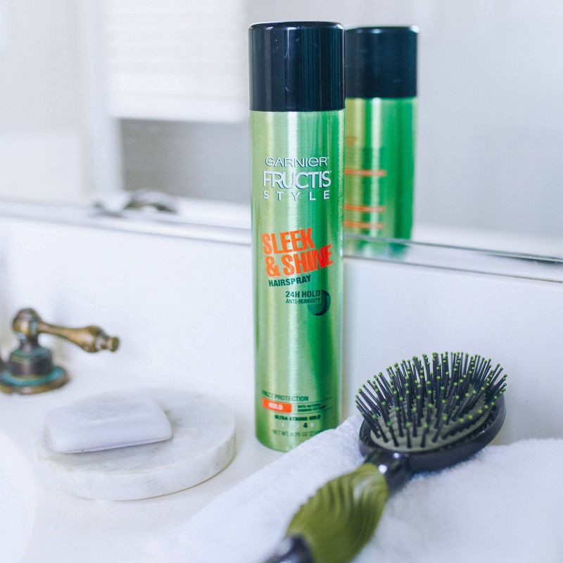 slide 4 of 5, Garnier Fructis Style Sleek & Shine Hairspray - 8.25oz, 8.25 oz