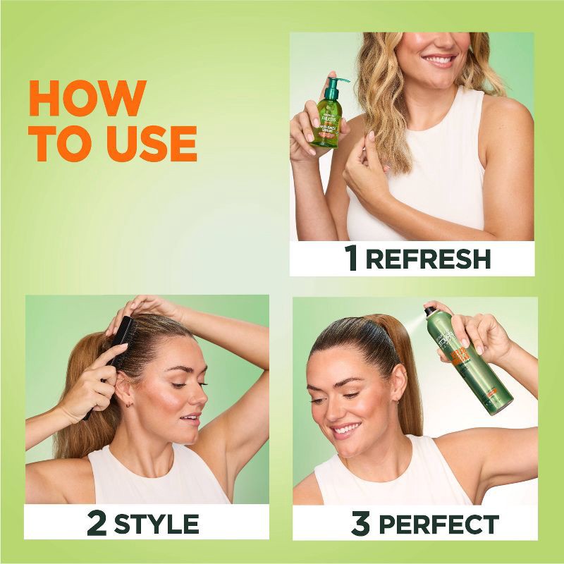 slide 5 of 9, Garnier Fructis Style Sleek & Shine Hairspray - 8.25oz, 8.25 oz