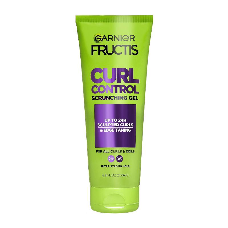 slide 1 of 11, Garnier Fructis Style Curl Scrunch: Aluminum-Free Texturizing Hair Gel, Paraben & Dye-Free for Curly Hair - 6.8 fl oz, 6.8 fl oz