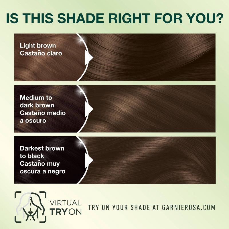 slide 7 of 9, Garnier Nutrisse Nourishing Permanent Hair Color Creme - 43 Dark Golden Brown, 1 ct