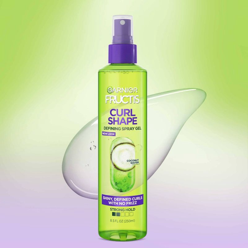 slide 2 of 7, Garnier Fructis Style Curl Shape Defining Spray Gel - 8.5 fl oz, 8.5 fl oz