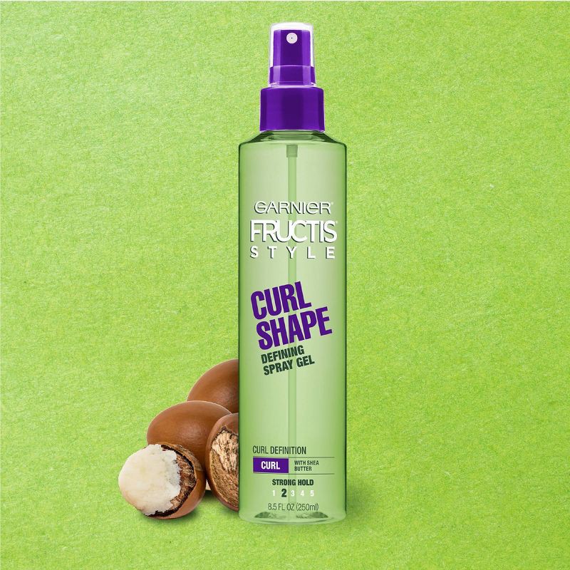 slide 7 of 7, Garnier Fructis Style Curl Shape Defining Spray Gel - 8.5 fl oz, 8.5 fl oz