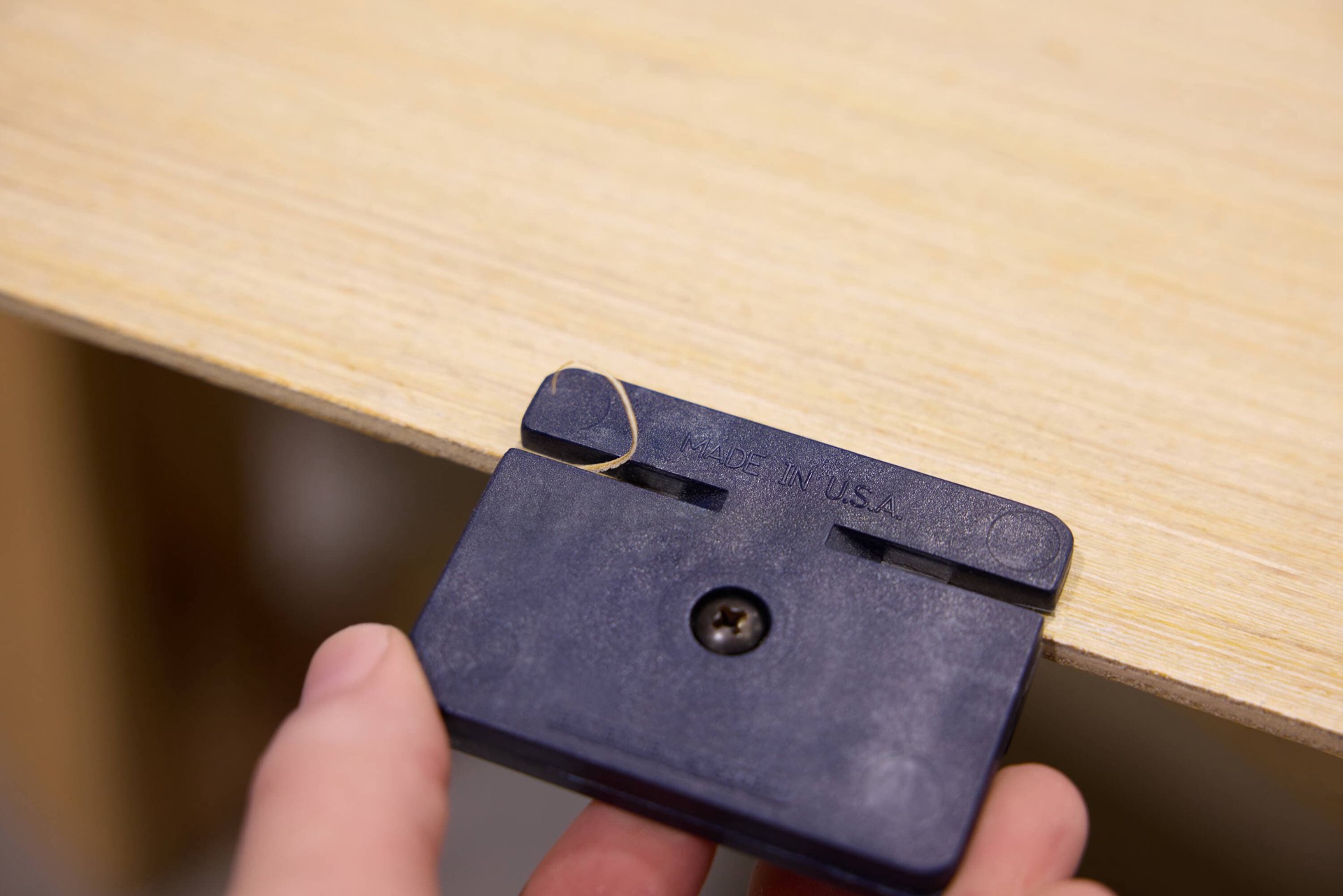 slide 4 of 6, Project Source Dual-Blade Veneer Edge Trimmer for Clean and Precise Trimming, Interchangeable Blades, Bi-Directional Cutting, 1 ct