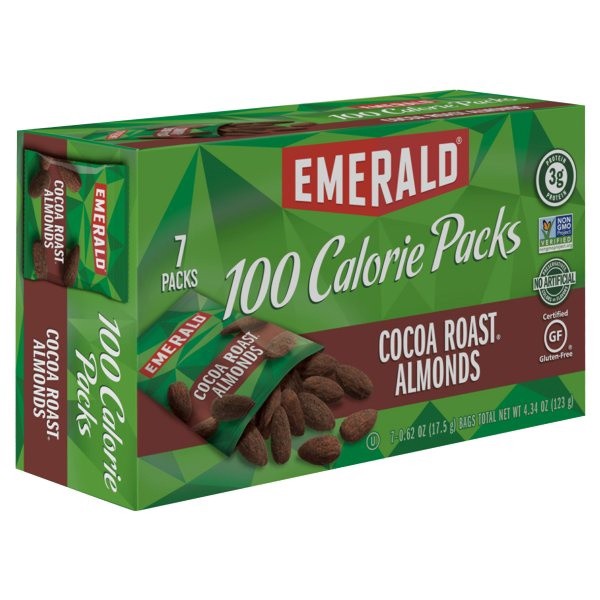 slide 1 of 5, Emerald Cocoa Roast Almonds, 4.34 oz