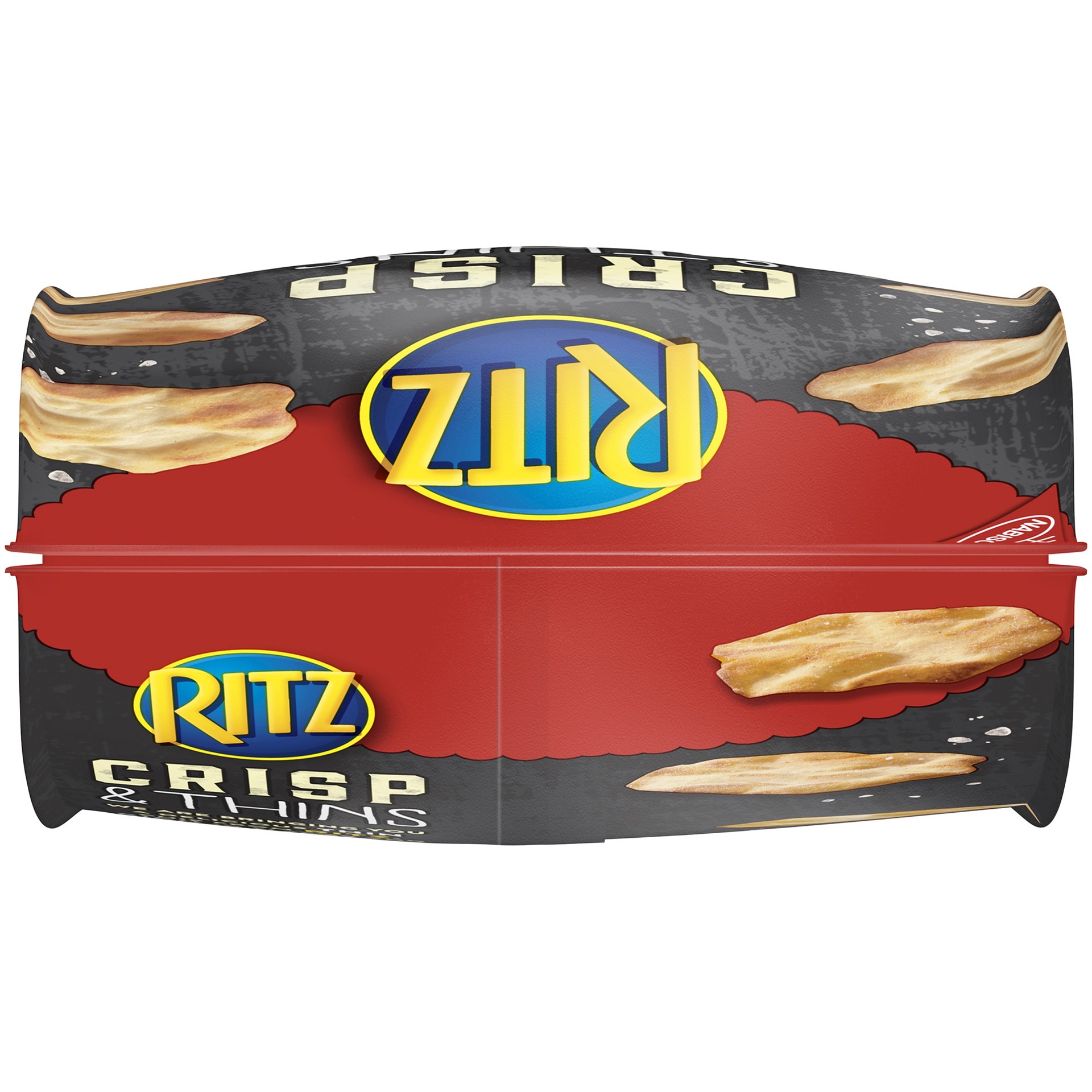 slide 2 of 5, Ritz Potato & Wheat Chips Crisp & Thins Oven Baked Not Fried Sweet Chili & Sour Cream, 7.1 oz