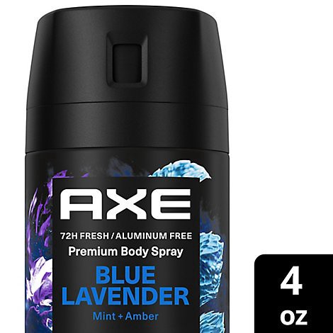 slide 1 of 1, Axe Body Spray Lavender Mint - 4 Oz., 4 oz