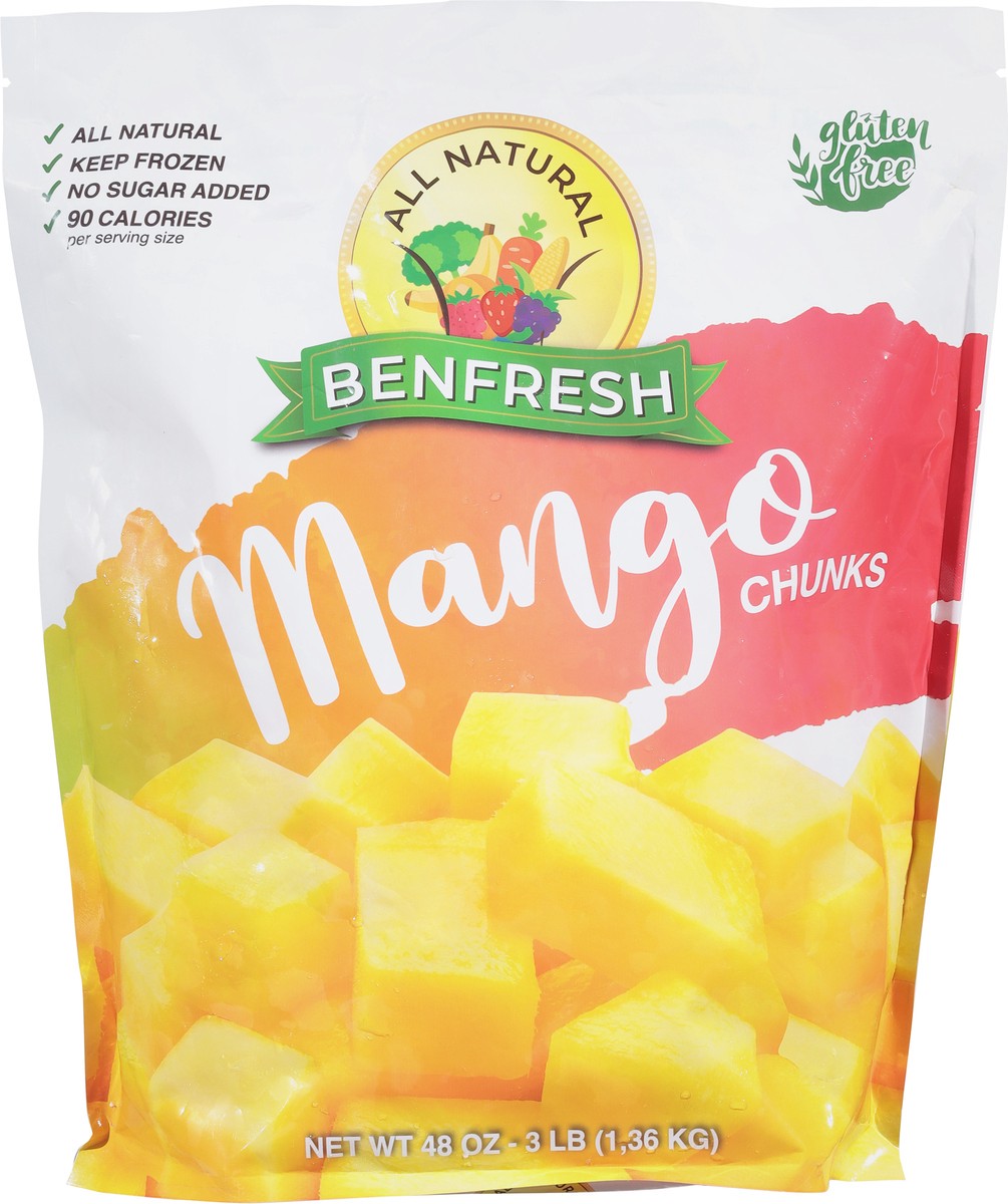 slide 6 of 9, Benfresh Chunks Mango - 48 oz, 48 oz