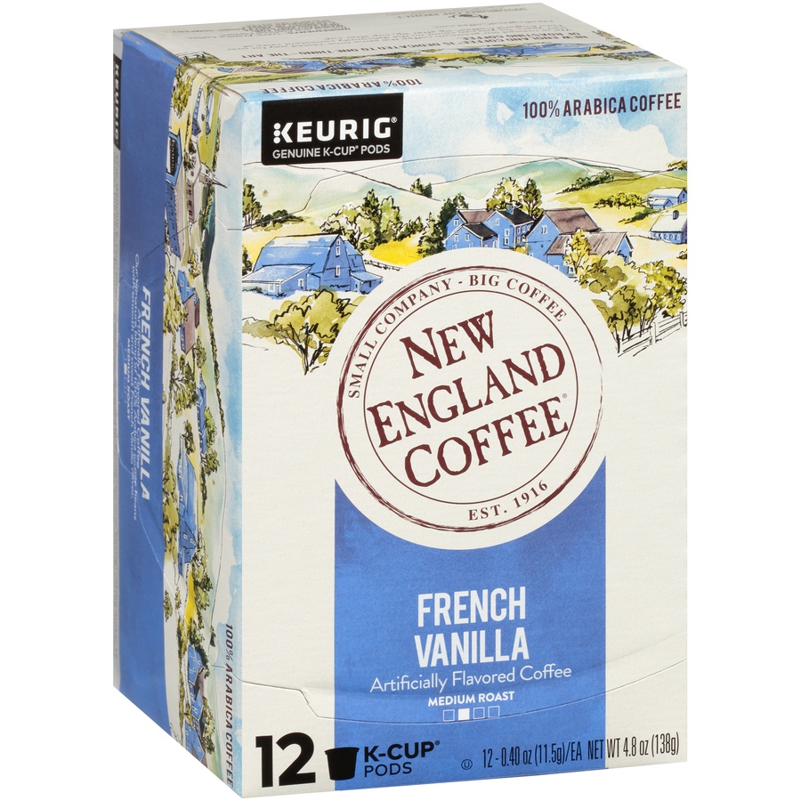 slide 2 of 7, New England Coffee Keurig Hot French Vanilla Cups, 12 ct