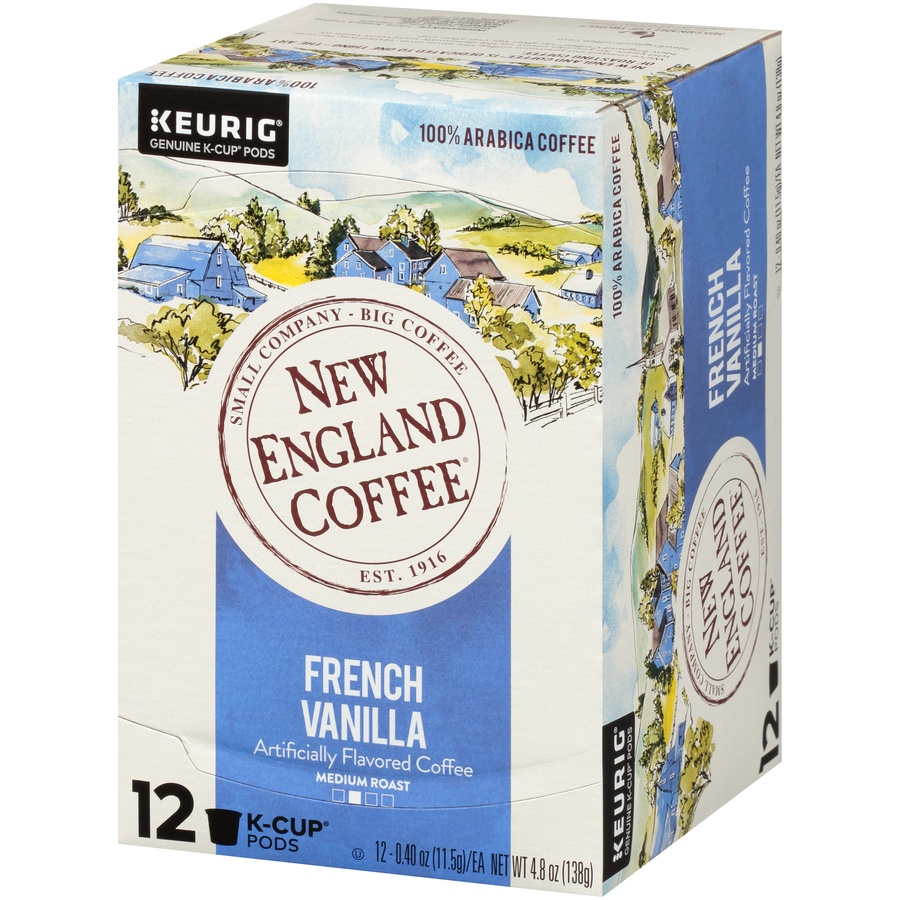 slide 3 of 7, New England Coffee Keurig Hot French Vanilla Cups, 12 ct