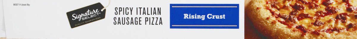 slide 7 of 7, Signature Select Rising Crust Spicy Italian Sausage Pizza 30.7 oz, 30.7 oz