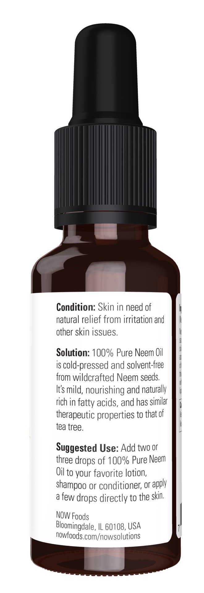 slide 5 of 5, NOW Neem Oil - 1 fl. oz., 1 oz