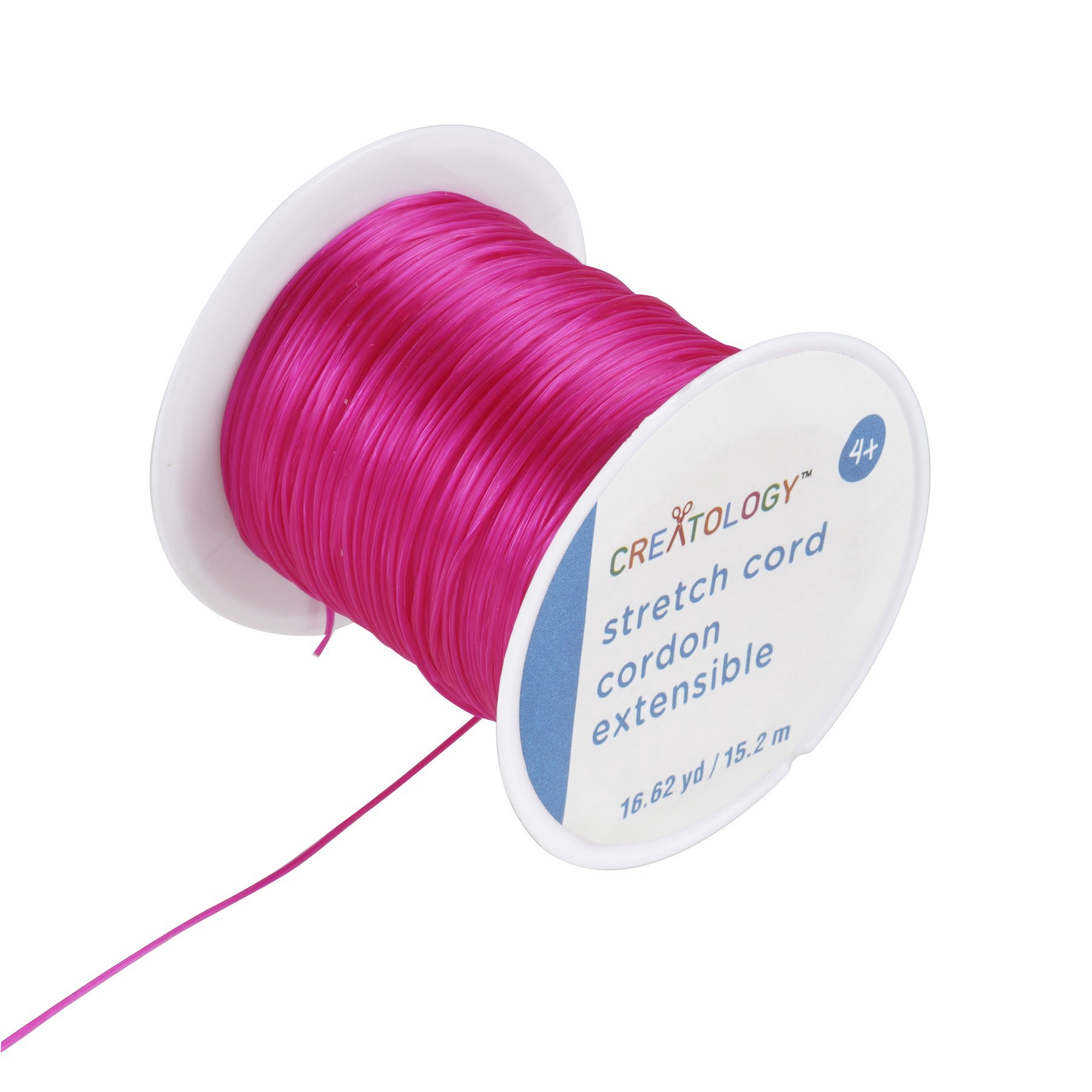 slide 2 of 2, Hot Pink Stretch Cord By Creatology, 16.62 yd