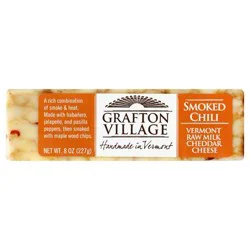 Grafton Village Cheese, Vermont, Cheddar, Smoked Chili, Raw Milk