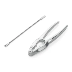 Grand Gourmet Stainless Steel Nut & Lobster Cracker with Picks