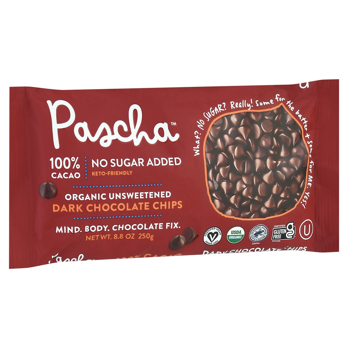 slide 12 of 14, Pascha Organic Unsweetened Dark Chocolate Chips 8.8 oz, 8.8 oz