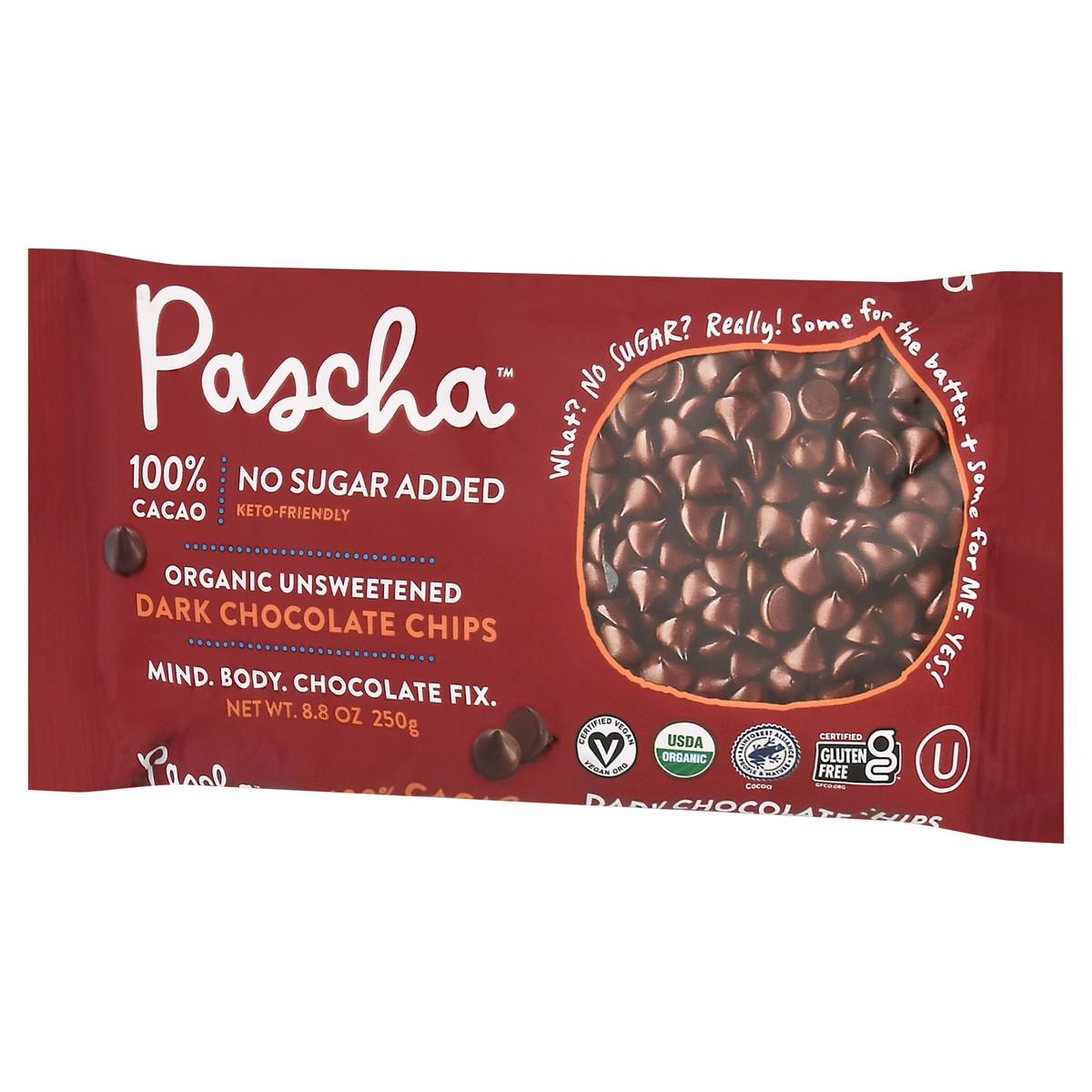 slide 10 of 14, Pascha Organic Unsweetened Dark Chocolate Chips 8.8 oz, 8.8 oz