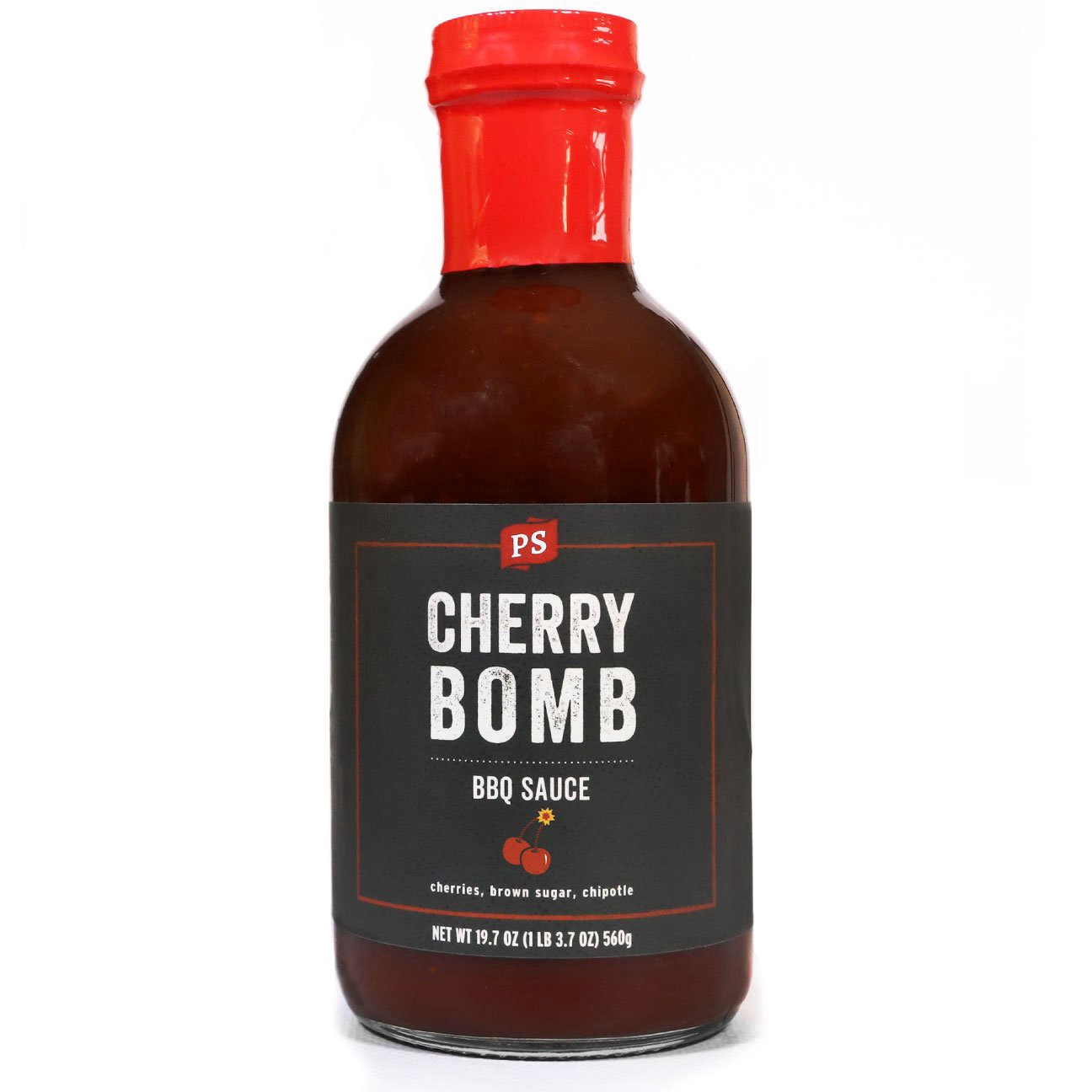 slide 1 of 1, PS Cherry Bomb Chipotle BBQ Sauce, 19.7 oz