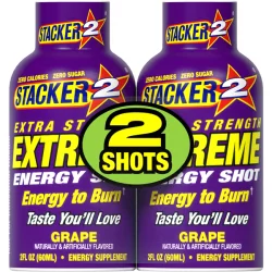 Stacker 2 Extreme Energy Shots Extra Strength - Grape