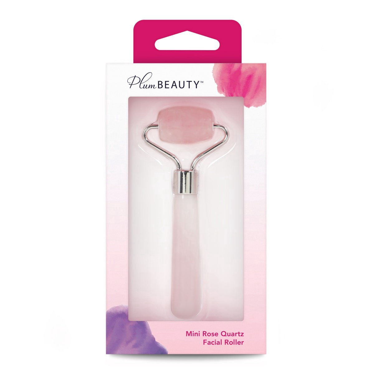 slide 1 of 1, Mini Rose Quartz Facial Roller, 1 ct