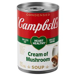 Campbell's Condensed Heart Healthy Cream Of Mushroom Soup - 10.5 Oz