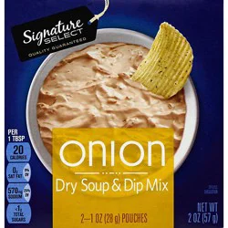 Signature Select Onion Soup And Dip Mix - 2-1 Oz