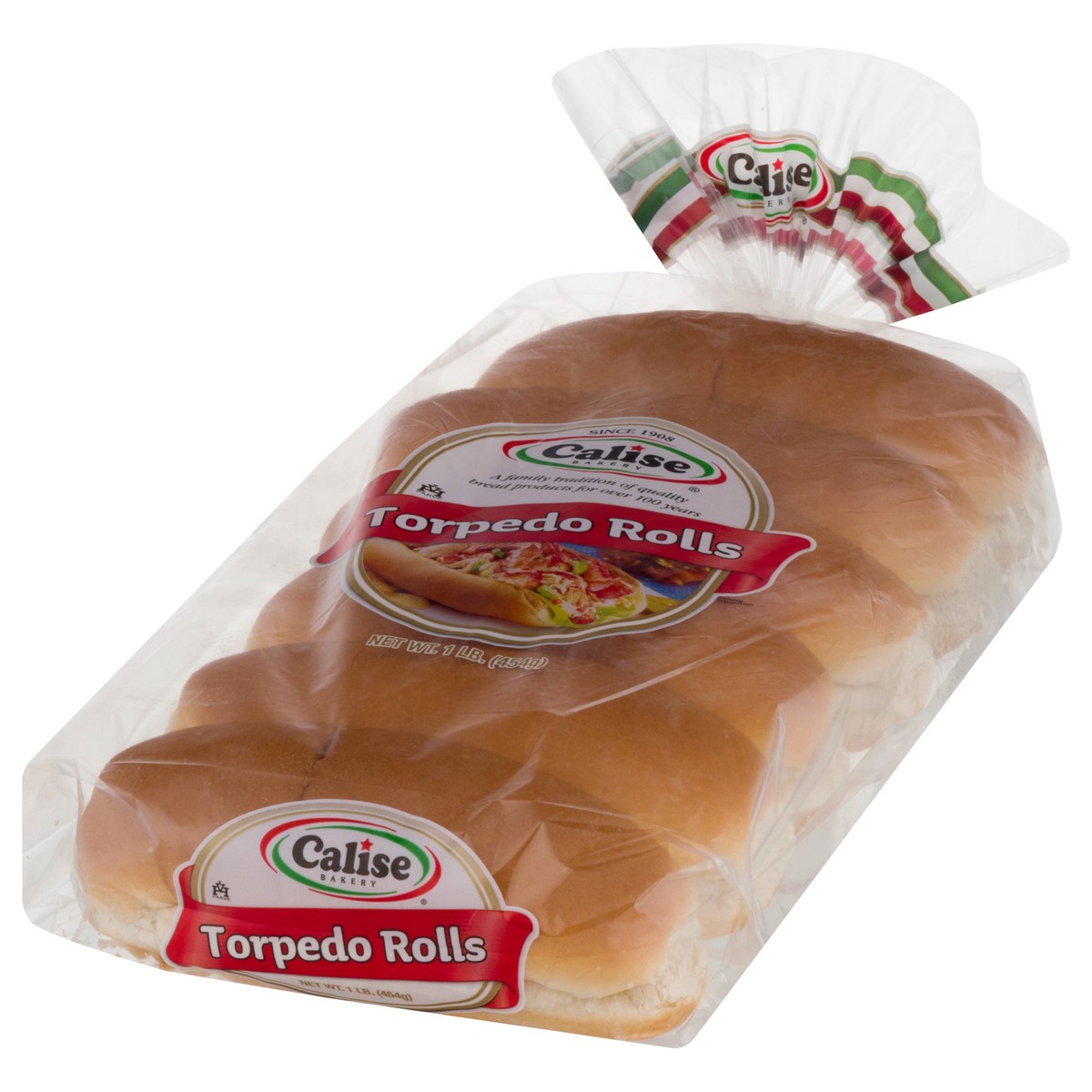 slide 2 of 12, Calise Bakery Torpedo Rolls 1 lb, 1 lb