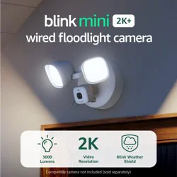 Blink Mini 2K+ Wired Floodlight Camera
