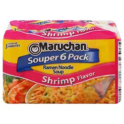 Maruchan Ramen Noodle Soup Shrimp Flavor - 6-3 Oz