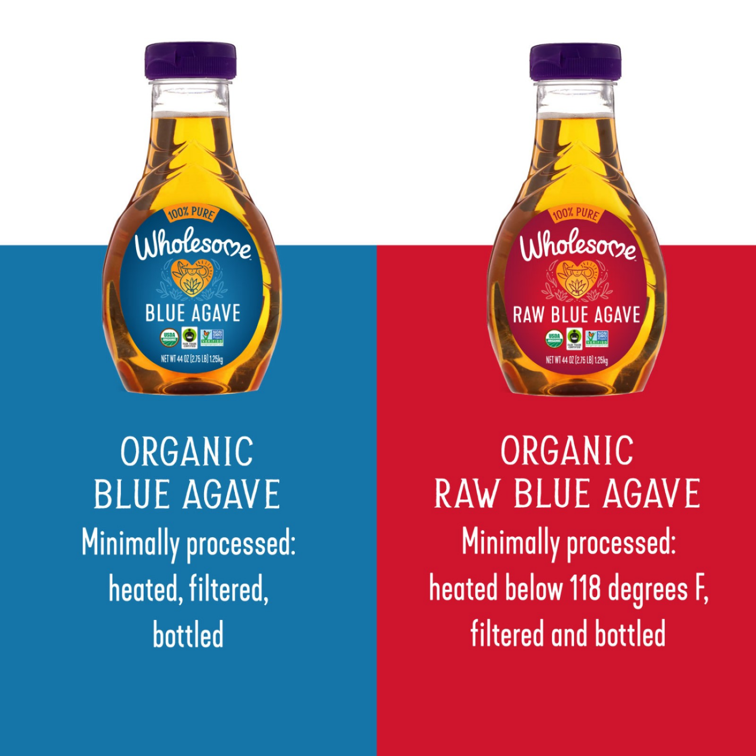slide 2 of 8, Wholesome Organic Blue Agave Nectar 2.75 lb, 2.75 lb