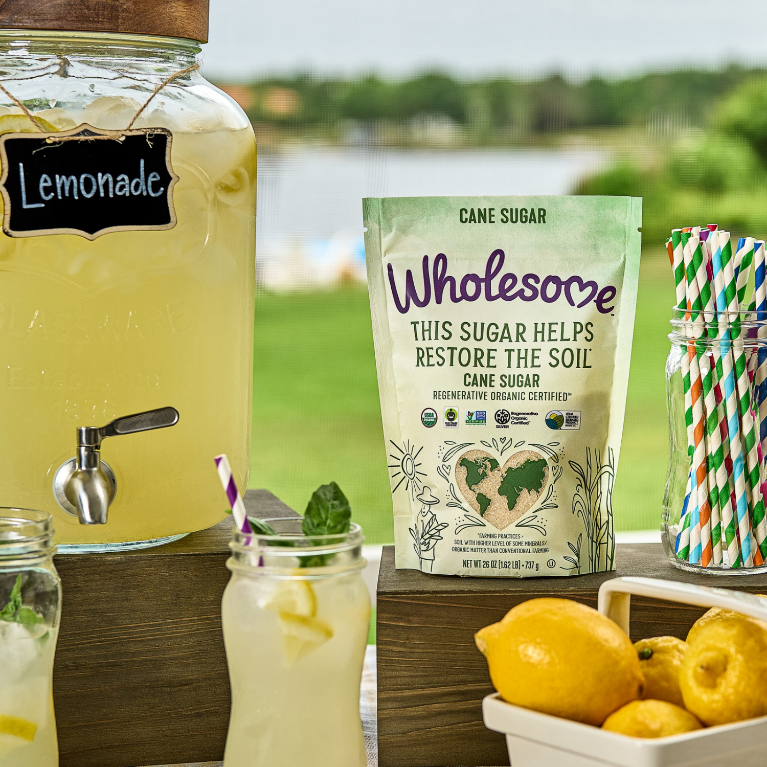 slide 5 of 6, Wholesome Cane Sugar 26 oz, 26 oz