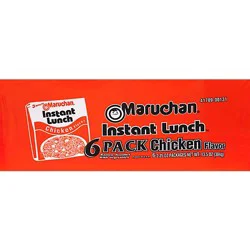 Maruchan Instant Lunch Ramen Noodle Soup Chicken Flavor - 6-2.25 Oz