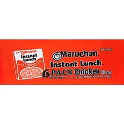 Maruchan Instant Lunch Ramen Noodle Soup Chicken Flavor - 6-2.25 Oz