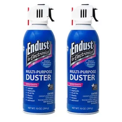 Endust for Electronics Compressed Air Duster Safely Cleans Dust & Lint