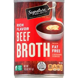 Signature Select Broth Beef - 14.5 Oz