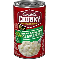Campbell's Chunky Healthy Request New England Clam Chowder Soup - 18.8 Oz