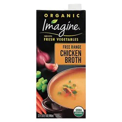 Imagine Natural Creations Organic Broth Chicken Free Range - 32 Fl. Oz.