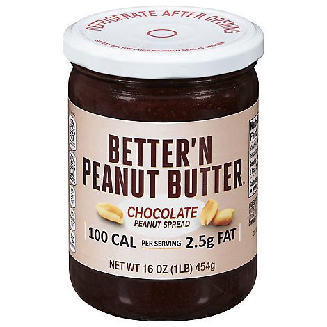 slide 1 of 1, Better N Peanut Butter Spread Chocolate - 16 Oz, 16 oz