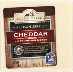 Black Creek Cheddar Cheese with Parmesan Notes 7 oz