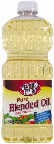 slide 1 of 1, Western Family Pure Blended Oil, 48 oz