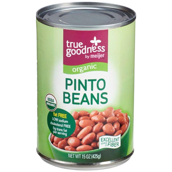 slide 1 of 1, True Goodness Organic Pinto Beans, 15 oz